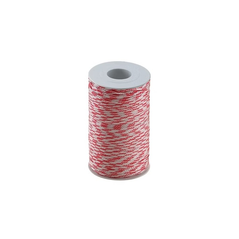 FILO EDILIZIA TRECCIATO ROSSO BIANCO 
