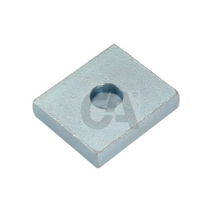 PIASTRA PER PERNO SFERICO INFERIORE 20 ZINCATA