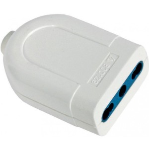 PRESA MAURER 2P+T 16A BIP.BIANCO