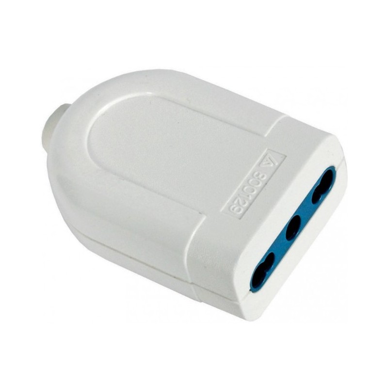 PRESA MAURER 2P+T 16A BIP.BIANCO