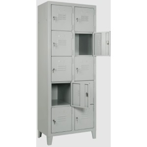 ARMADIO 10 VANI 700X350X1800 h GRIGIO 