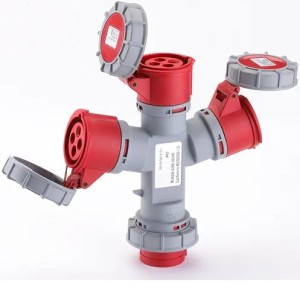 ADATTATORE SPINA 3 PRESE CEE 380 IP67 3P+T