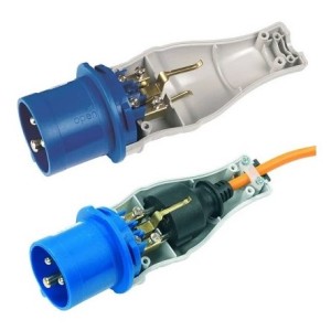 SPINA/ADATTATORE SCHUKO - INDUSTRIALE IP44