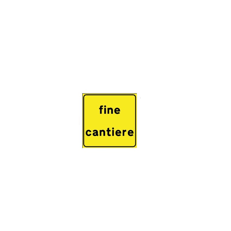 SEGNALI TEMP FIG 455 FINE CANTIERE 
