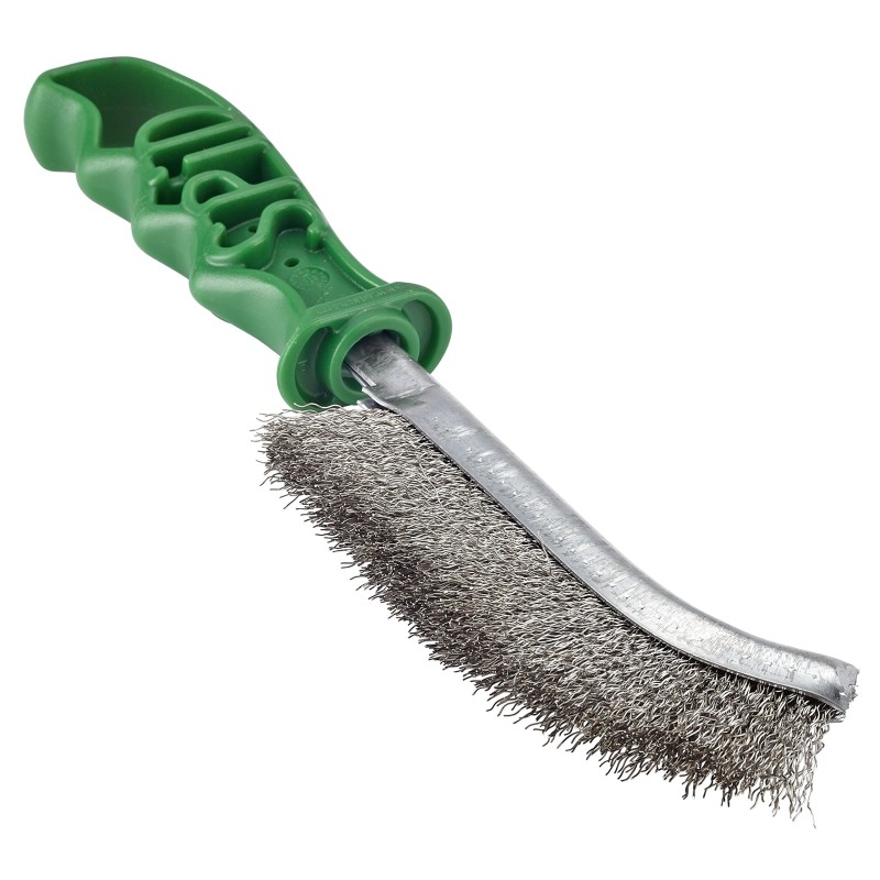 SPAZZOLA ACCIAO INOX SPID VERDE 