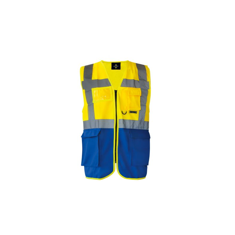 GILET ALTA VISIBILITA' GIALLO-BLU GILET ALTA VISIBILITA' GIALLO-BLU