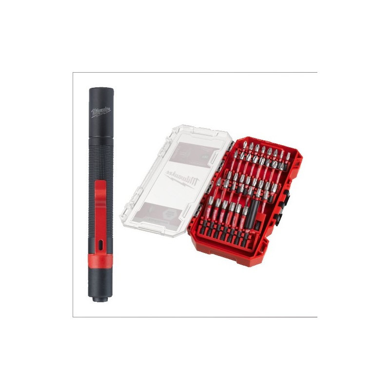 SET INSERTI 39 PZ  TORCIA LED