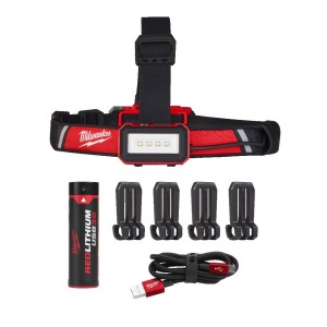 Lampada frontale 600L ricaricabile con USB