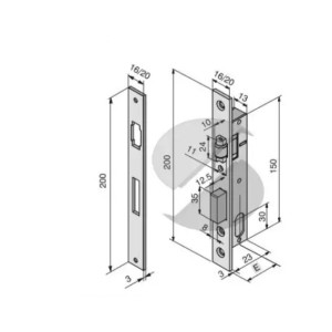 SERRATURE WELKA 110.15.010