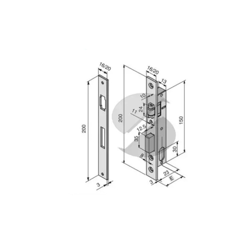 SERRATURE WELKA 110.15.010