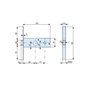 SERRATURA PROFIL. MG 801601