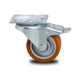 RUOTA VULCOLAN GIR. CON FRENO