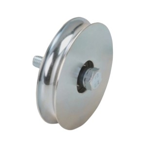 RUOTA GOLA TONDA INCASSATA D.160X25 MM