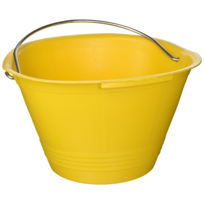 SECCHIE P/MURATORE MEC GIALLI        PLASTIC