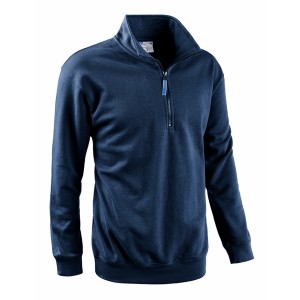 FELPA SMASH MEZZA ZIP BLU NAVY ART.50200B