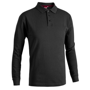 POLO BECKER MANICA LUNGA NERO