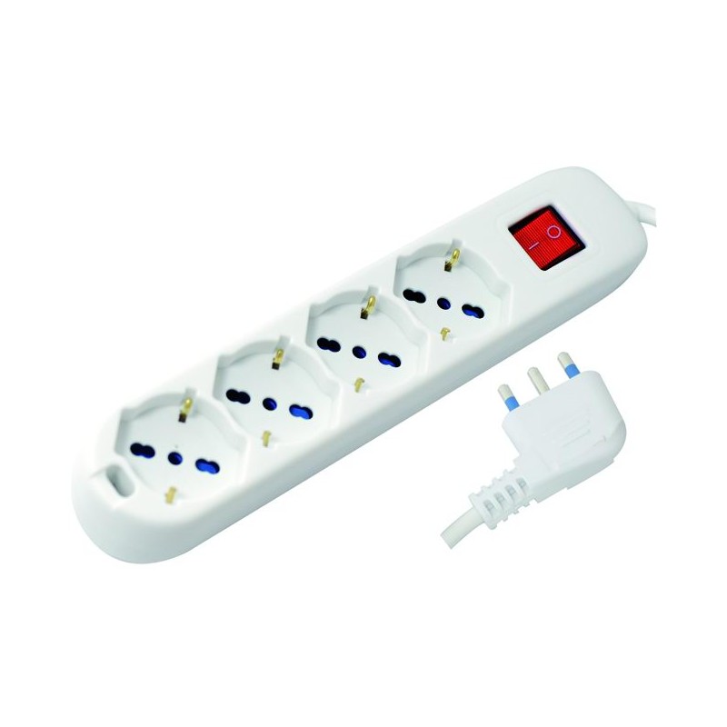 MULTIPRESE 4 PRESE VIGOR CON STOP BIANCO 16A