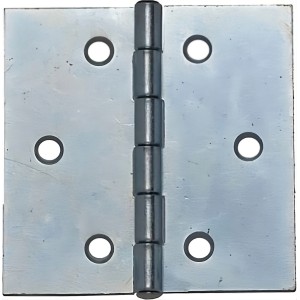 CERNIERE ZINCATE QUADRE PERNO FISSO
