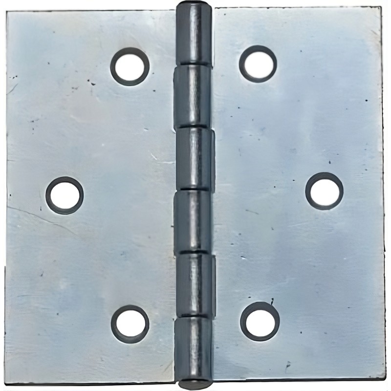 CERNIERE ZINCATE QUADRE PERNO FISSO