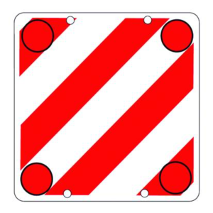 CARTELLI CARICO SPORGENTE PLASTIC NO-OMOLOGATO