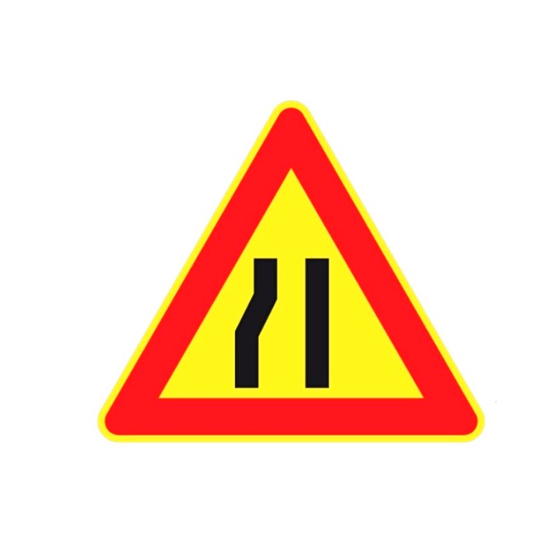 SEGNALI STRADALI TEMPORANEI  STRETTOIA ASIMETRICA