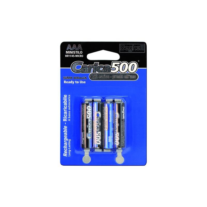 PILE BEGHELLI CARICA-500 AAA