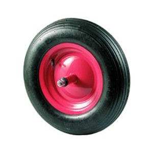 RUOTE PER CARRIOLE VIGOR PERNO LUNGO 21 CM PIENA