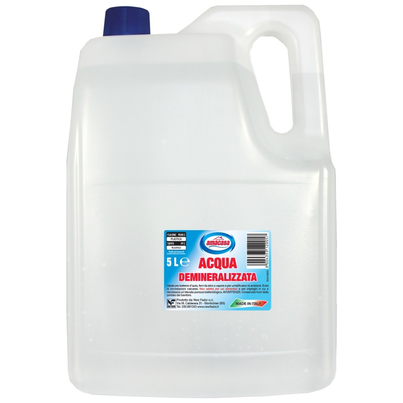 ACQUA DEMINERALIZZATA NEW FADOR 5 LT
