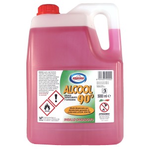 ALCOOL ETILICO DENATURATO 90 GRADI NEW FADOR 5 LT