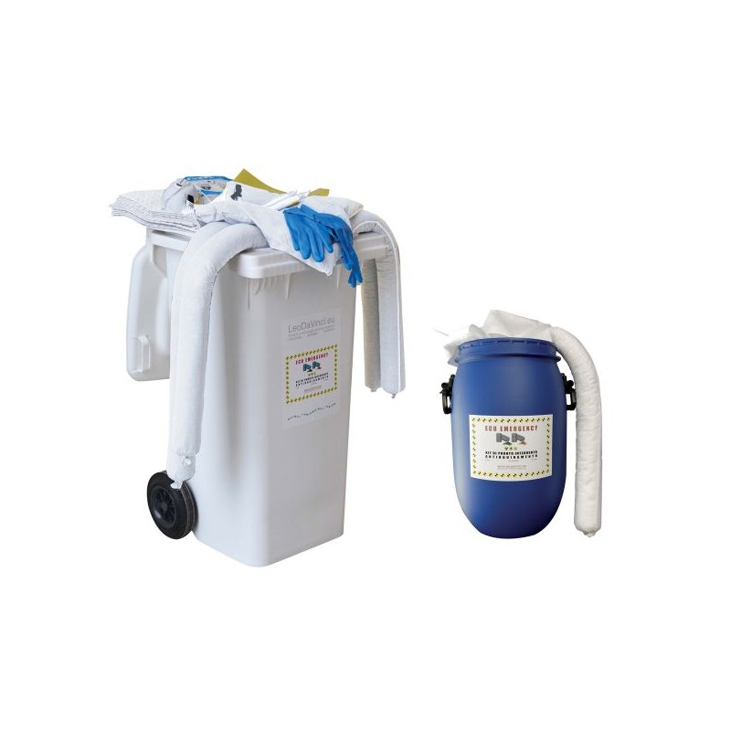 KIT PRONTO INTERVENTO ASSORBIMENTO OLEO