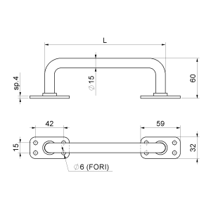 MANIGLIONE DIRITTO 