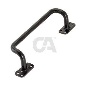 MANIGLIONE CURVATO MM.180 VERNICIATO NERO
