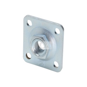 PIASTRA REGISTRABILE PER CARDINE M27 ZINCATA 120x1