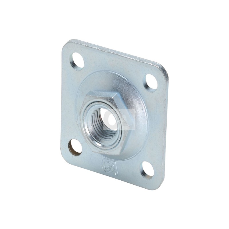 PIASTRA REGISTRABILE PER CARDINE M27 ZINCATA 120x1